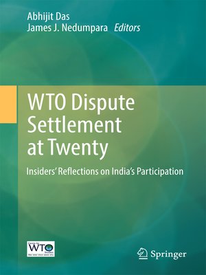 cover image of WTO Dispute Settlement at Twenty